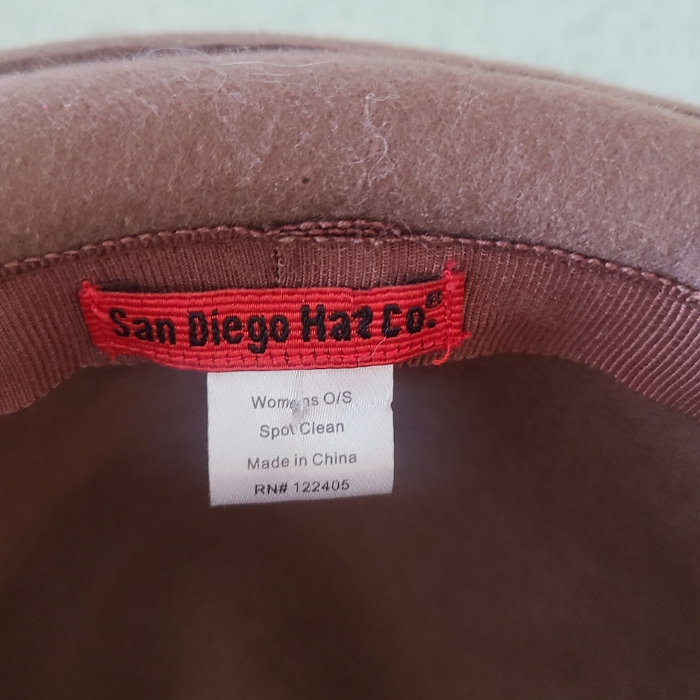 San Diego hat company-100% wool-Feather hat - Picture 6 of 9